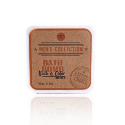 bath bomb 180g uomo collection fr:cedro- betulla col.marrone